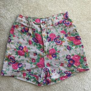 Vintage Floral Shorts